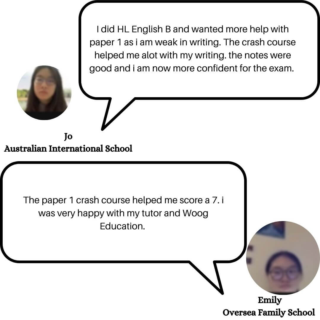 IB English B Paper 1 - Woog Education