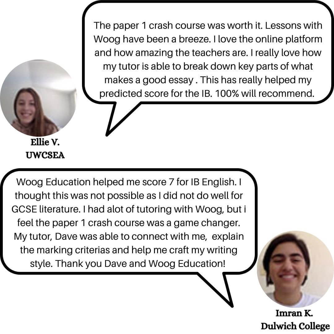 IB LangLit Textual Analysis (Paper 1) - Woog Education