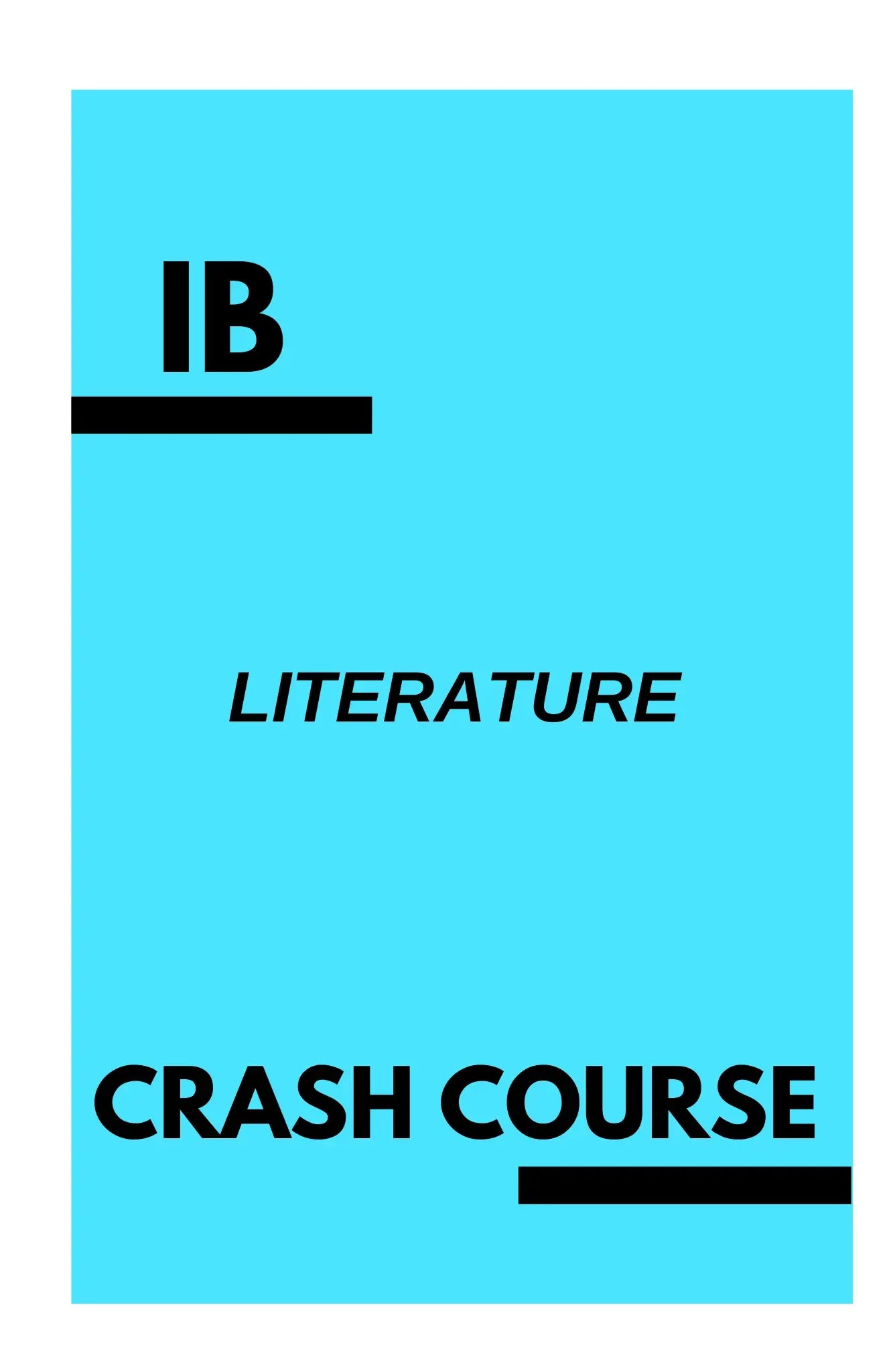 IB Literature (HL/SL) - Woog Education