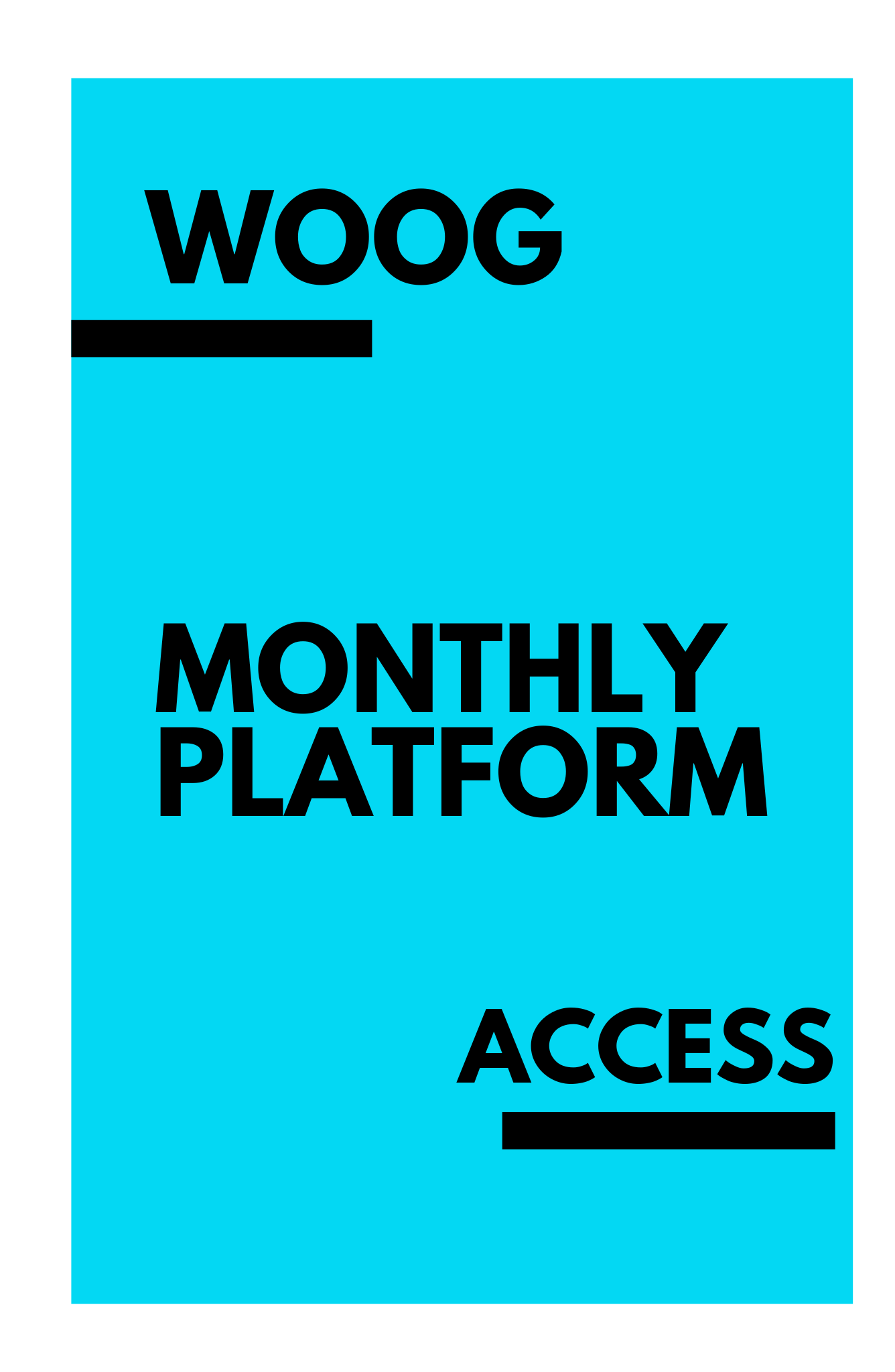 Woog Monthly Platform Access - Woog Education