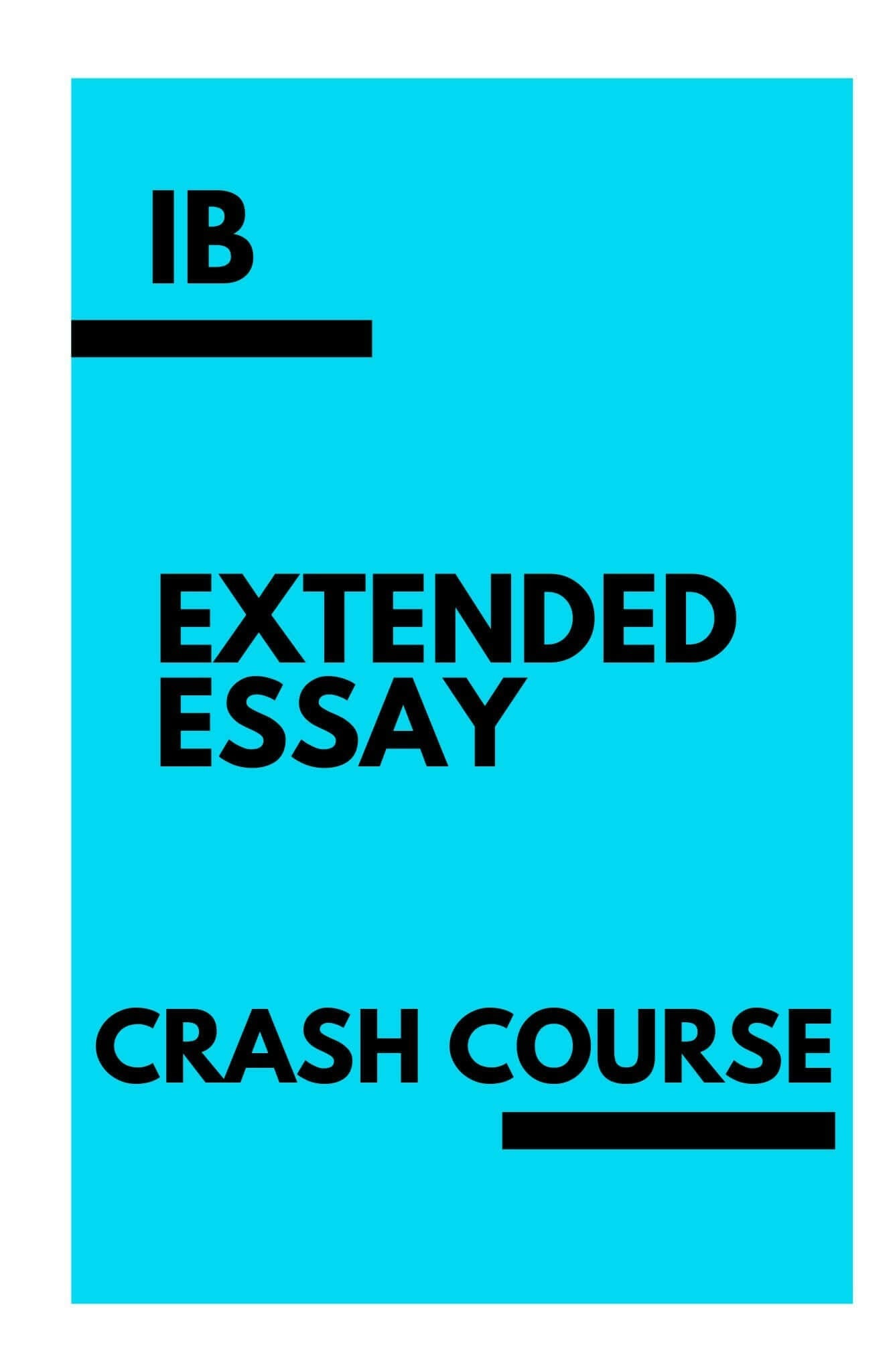 IB Extended Essay - Woog Education