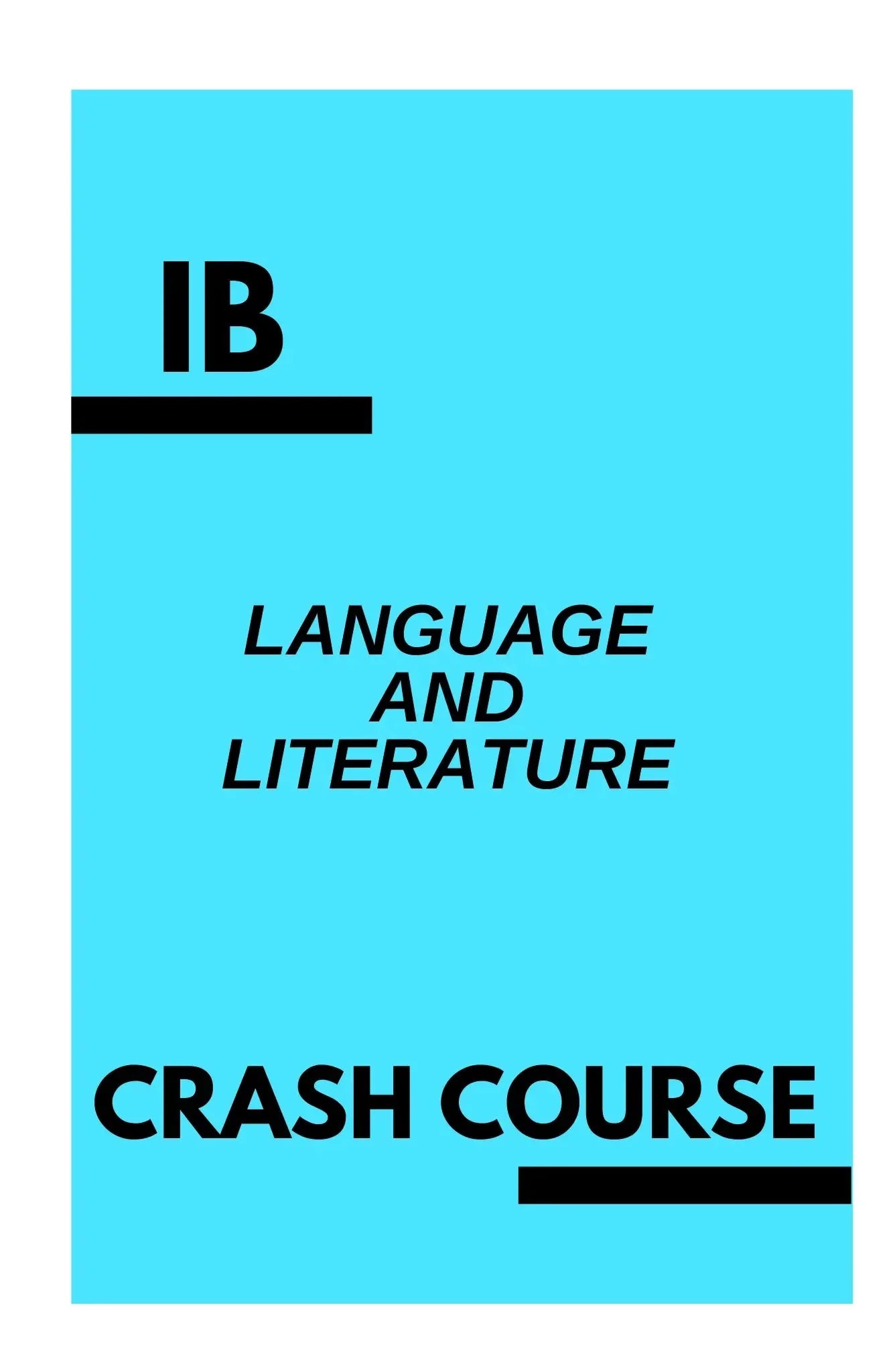 IB Language and Literature (SL/HL) - Woog Education