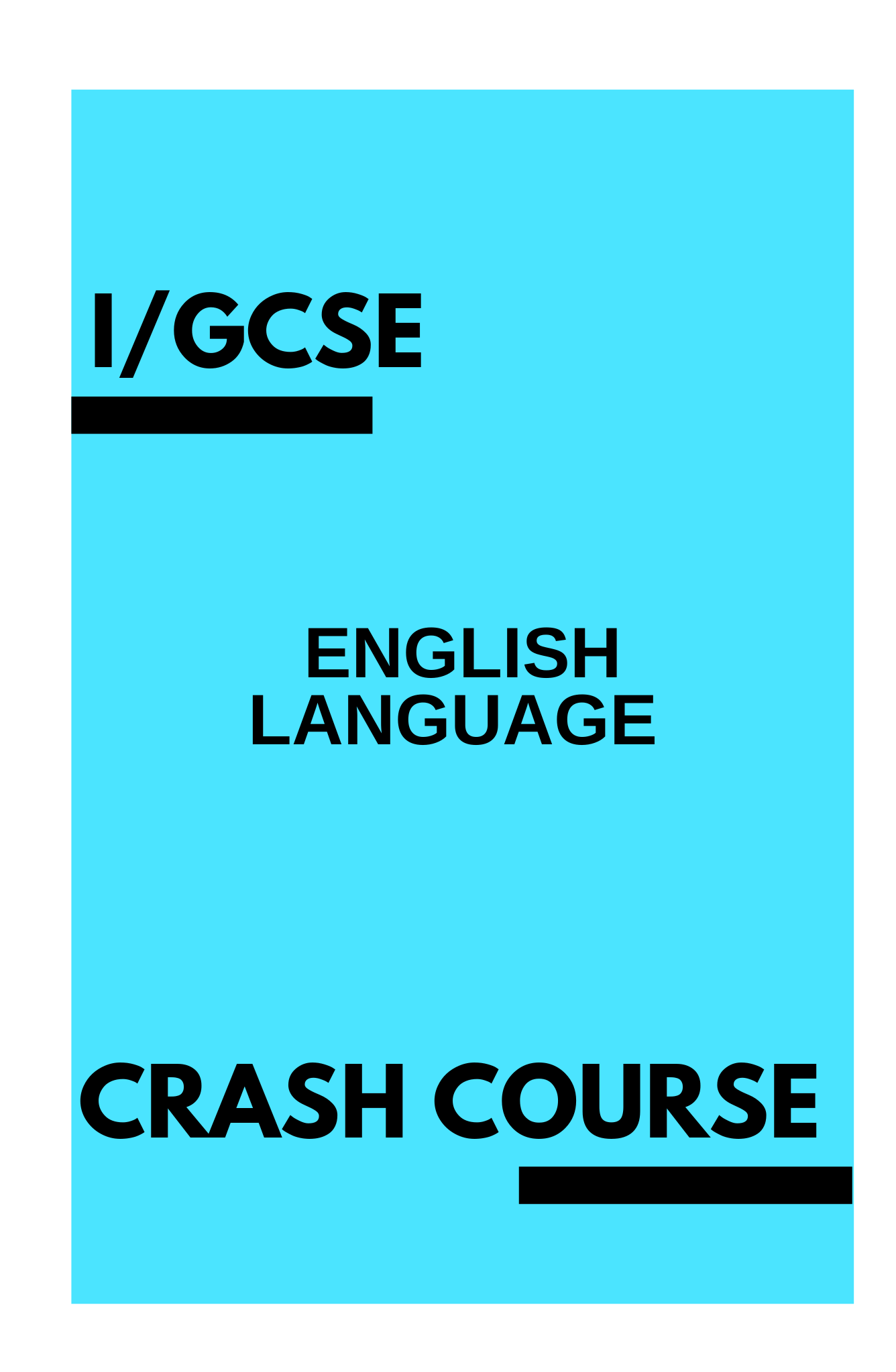 I/GCSE English - Woog Education